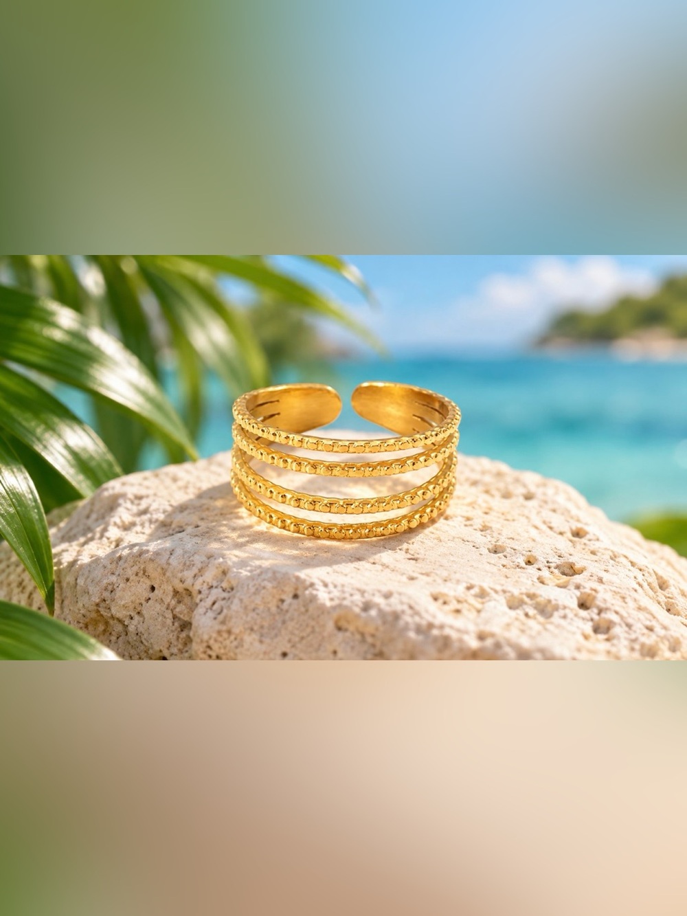 🌺𝑮𝒐𝒍𝒅𝒆𝒏 𝑸𝒖𝒊𝒆𝒕 𝑳𝒖𝒙𝒖𝒓𝒚 𝑹𝒊𝒏𝒈🌺 - Picture 2 of 5